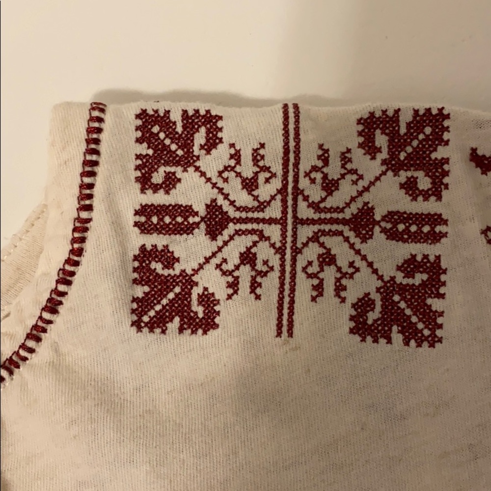 Madewell Short Sleeve Embroidered Top - Picture 4 of 4